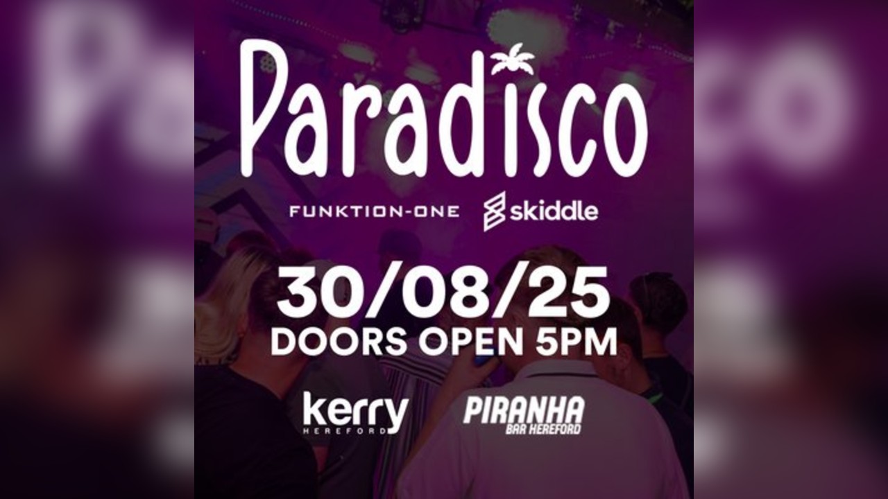 Paradisco (30/08/25)