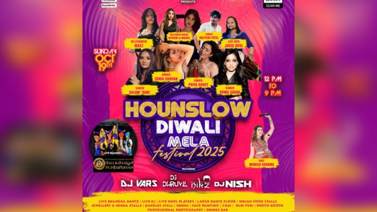 HOUNSLOw DIWALI MELA OUTDOOR & INDOOR FESTIVAL 2025