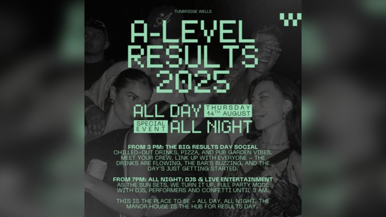 A-Level Results All Day & All Night Party 2025