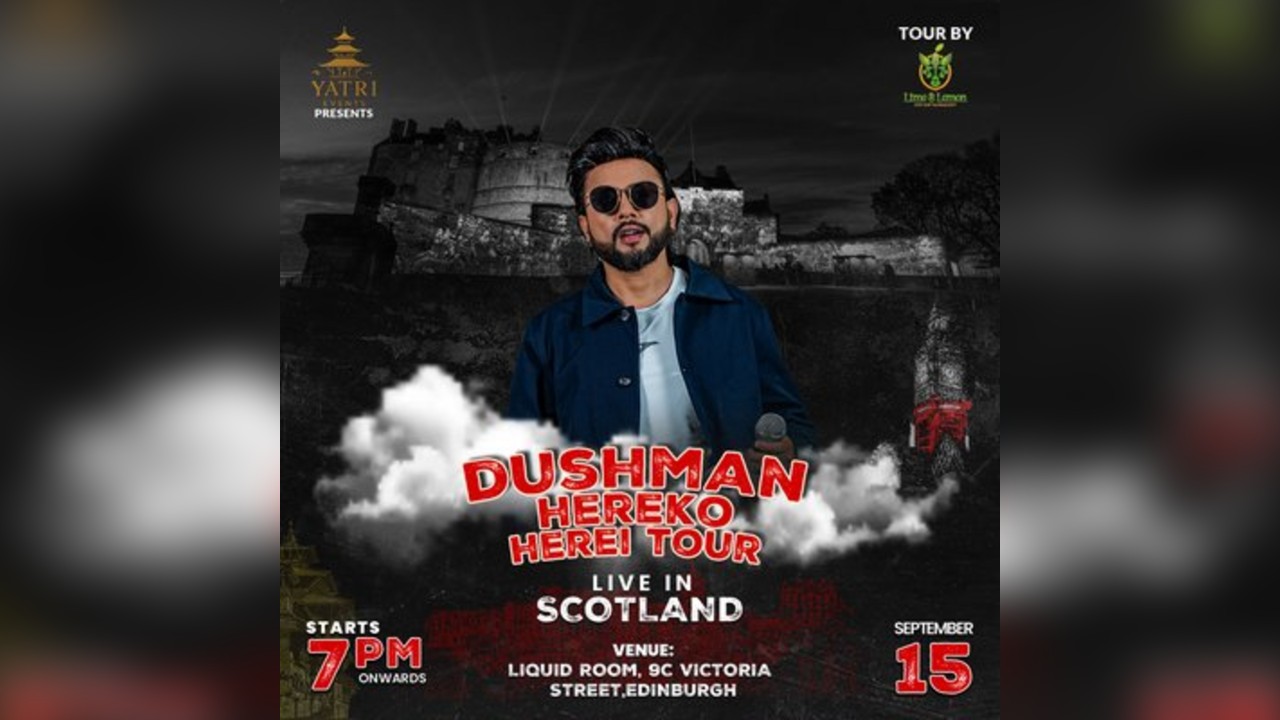 DURGESH THAPA: Dushman HereKo Herei - Liquid Rooms, Edinburgh.