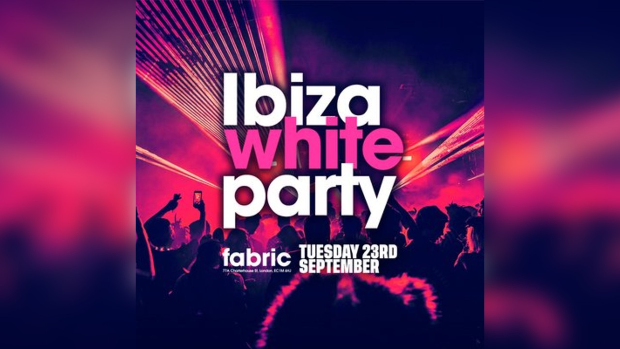 The 2025 Freshers Ibiza White Party at FABRIC