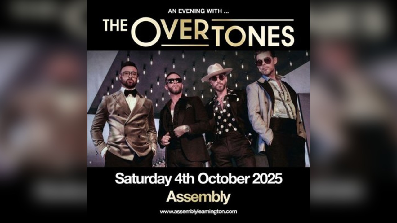 THE OVERTONES - UP CLOSE AND PERSONAL Saturday  4|10|25