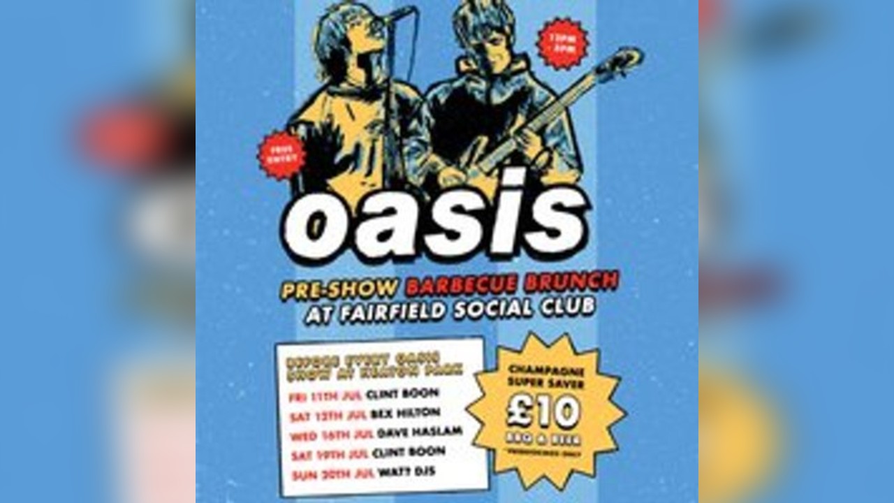 Oasis Pre-Show BBQ Brunch with Bex Hilton