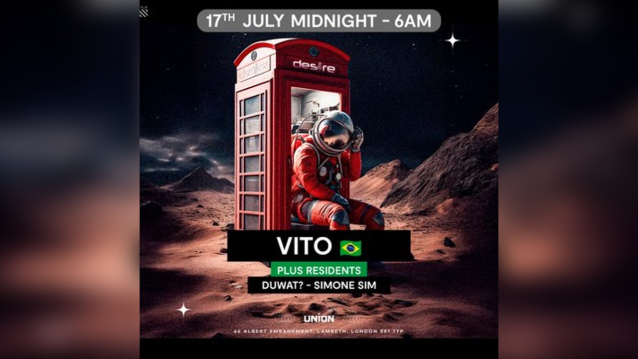 DESIRE - Weekly Thursday After Party - VITO
