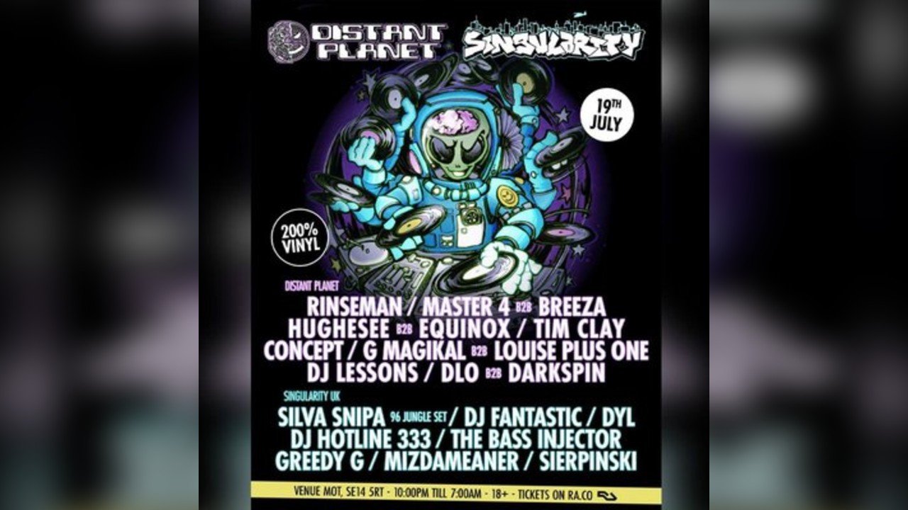 Distant Planet X Singularity UK: 2 ROOMS, 200% VINYL