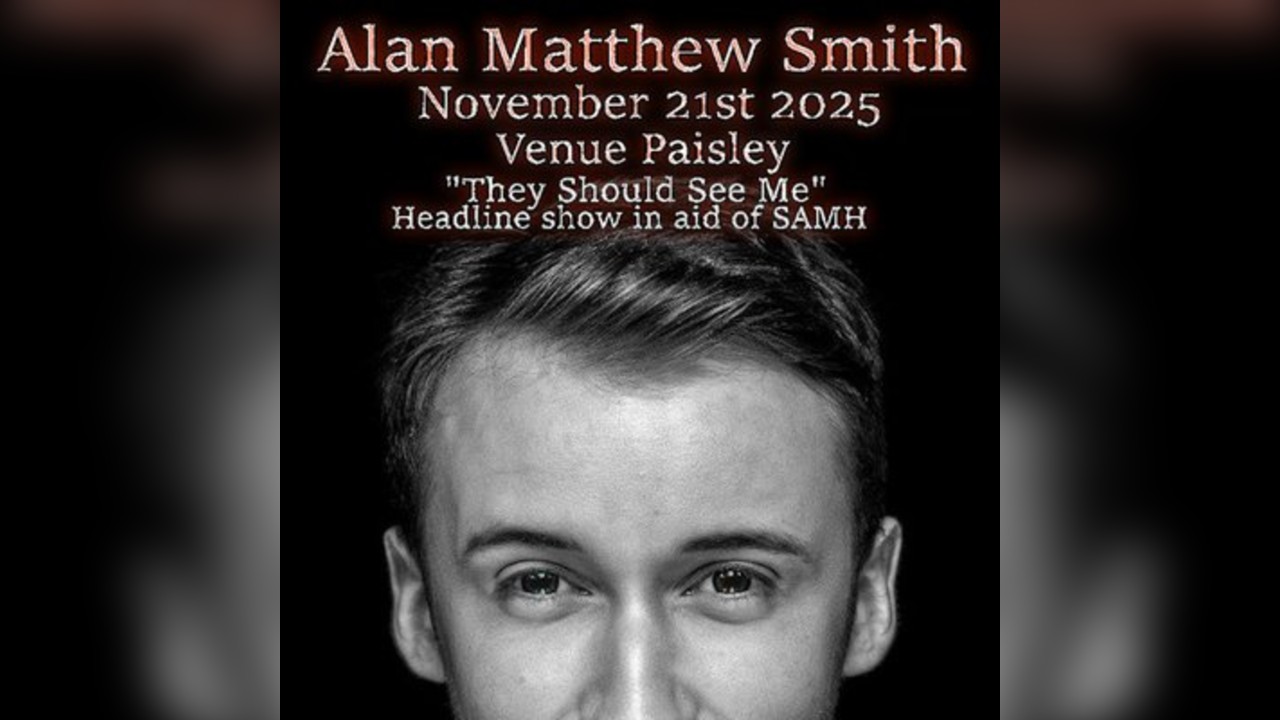 They Should See Me: An Evening with Alan Matthew Smith for SAMH