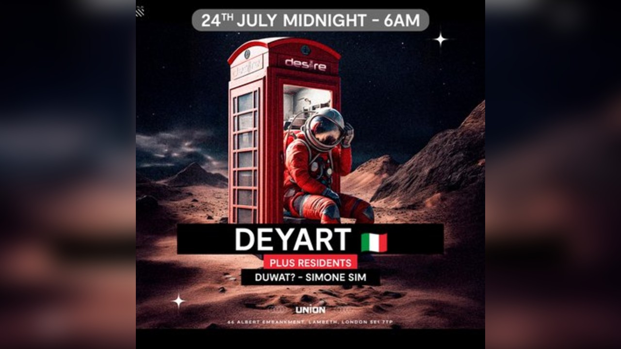 DESIRE - Weekly Thursday After Party - DEYART