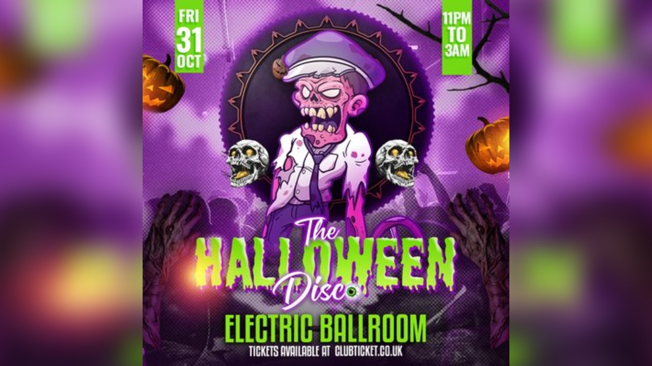 The Halloween Disco at Electric Ballroom | 1500+ Ravers + You