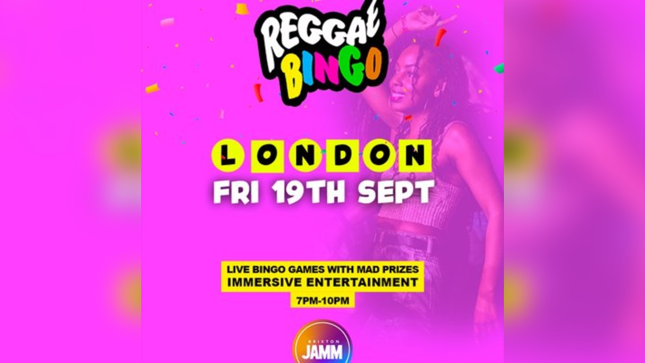 Reggae BINGO London - Fri 19th September