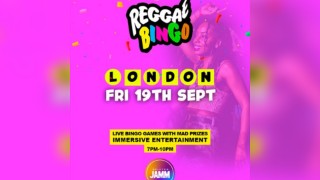 Reggae BINGO London - Fri 19th September