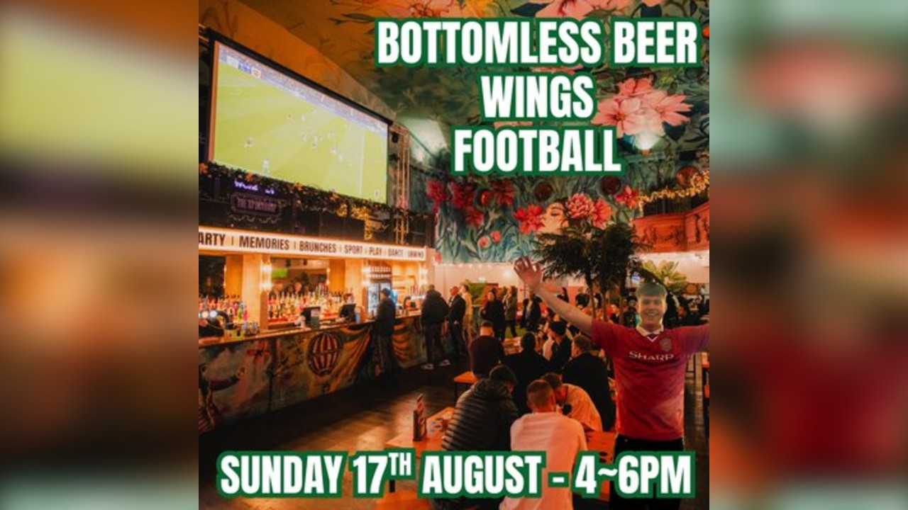 Bottomless Beers - Wings - Football