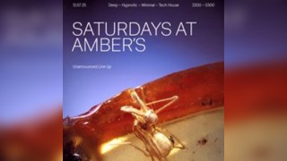 Saturdays at Amber's: Deep | Hypnotic | Minimal | Tech House