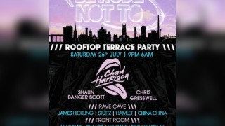 Chad Harrison roof top party - HUSH x DIRTTY EVENTS x TJPROMO