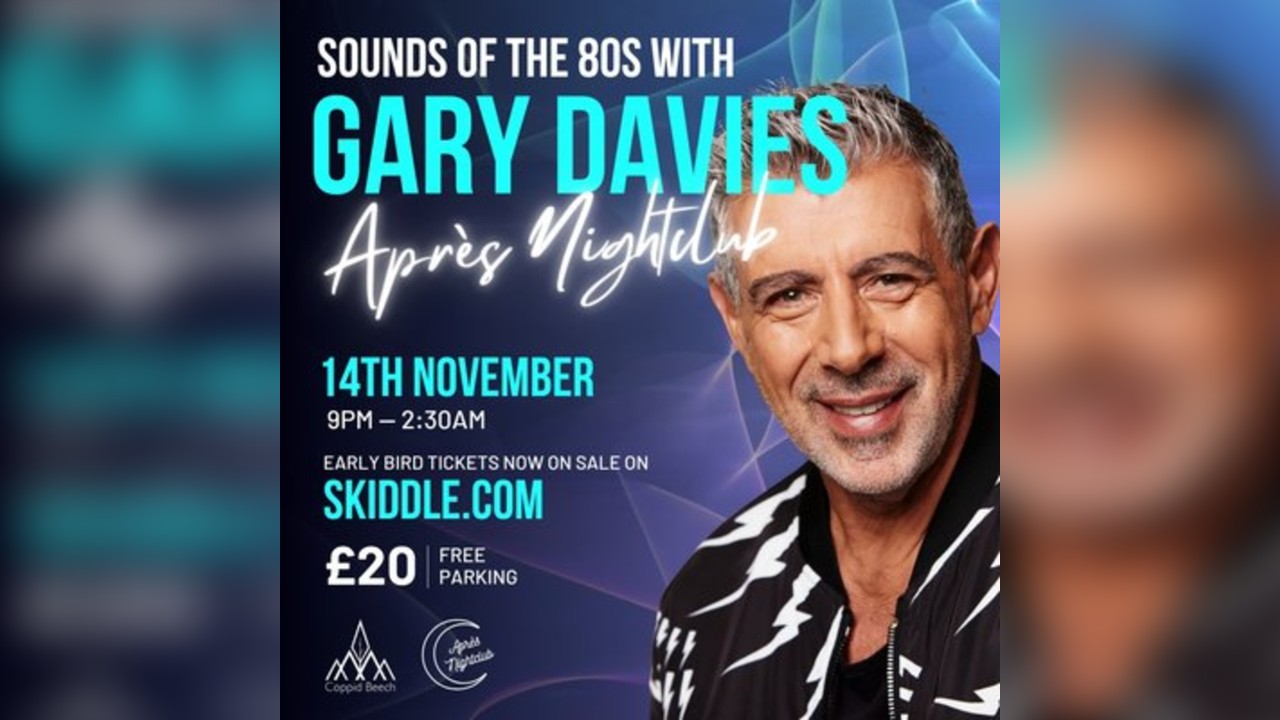 Gary Davies Radio 2  Live 80s Set - Apres