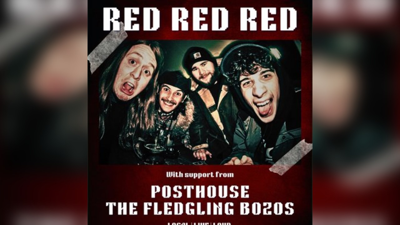 No Poetry presents RED RED RED plus support