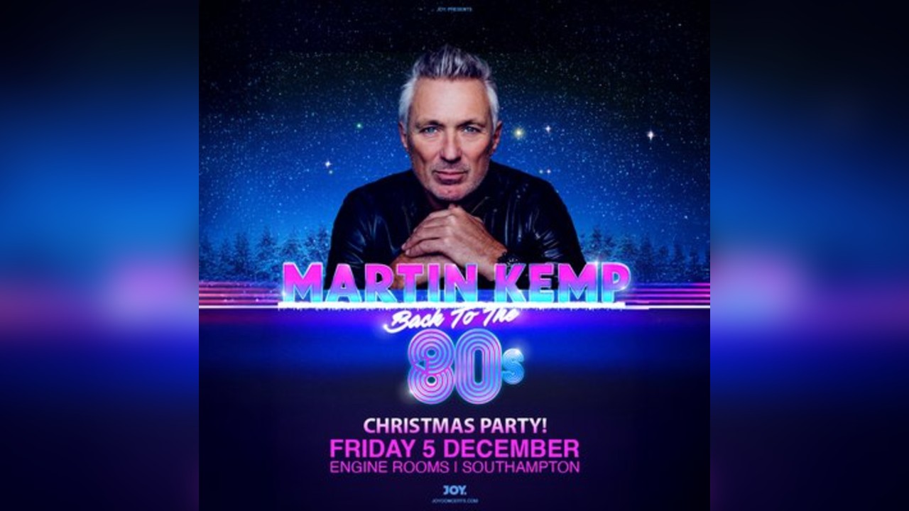 Martin Kemp - Back To The 80s Christmas Party