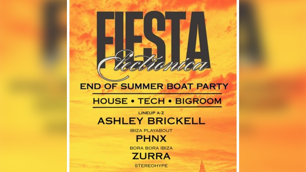 Fiesta Electronica Boat Party