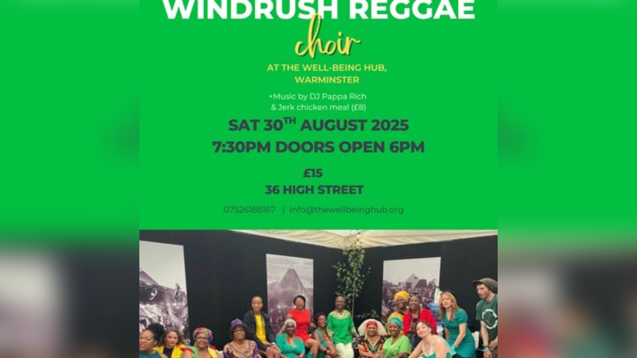 Windrush Reggae Choir at The Well-being Hub, Warminster