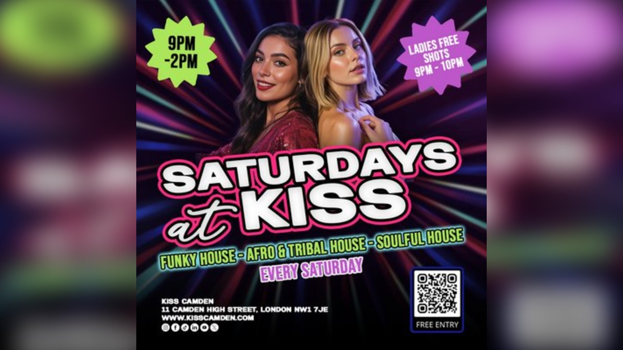 Saturdays at KISS | Funky House and Afro House | Every Saturday