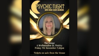 Psychic night with anne clark medium