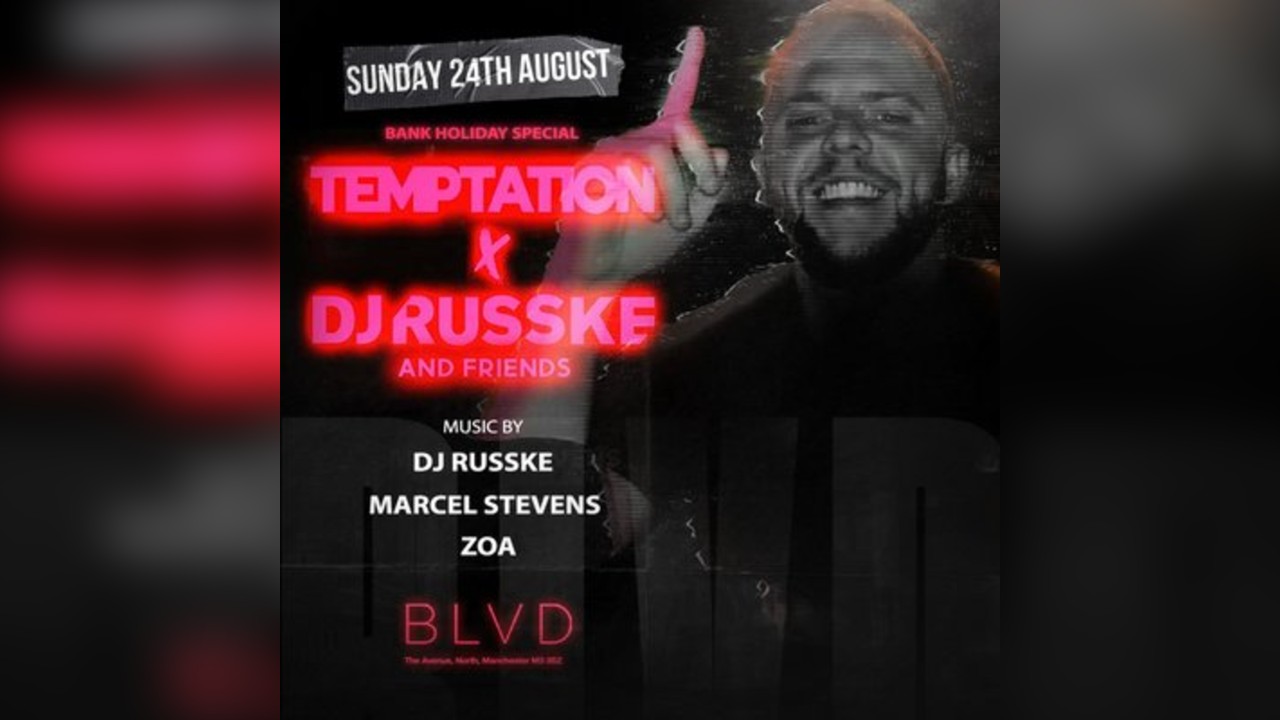 TEMPTATION x DJ RUSSKE & FRIENDS - SUMMER CLOSING