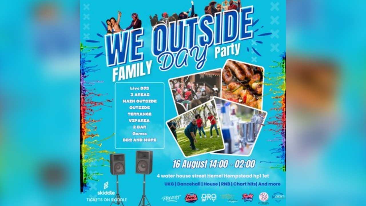 We outside family day party
