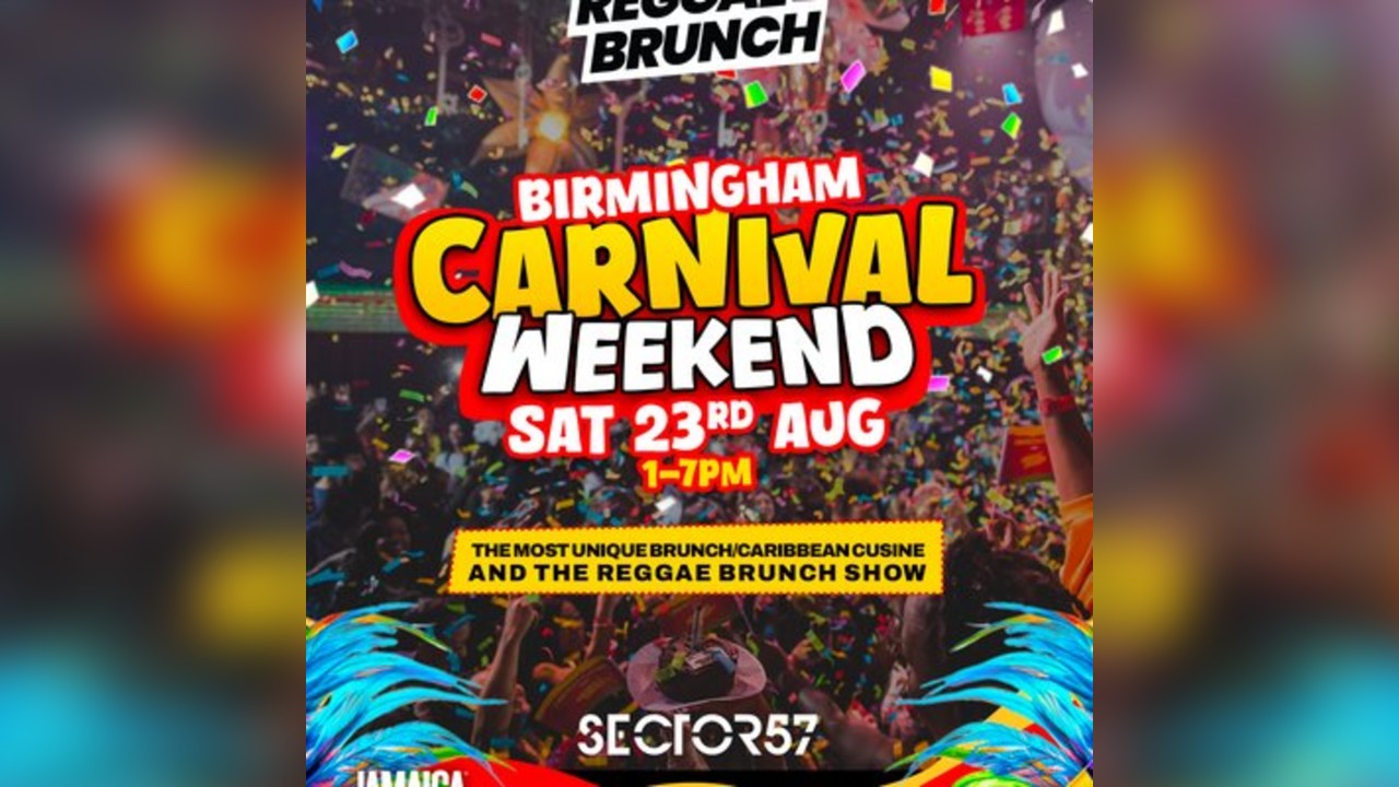 Reggae Brunch Presents BHAM - BANK HOLIDAY DAY PARTY - SAT 23RD