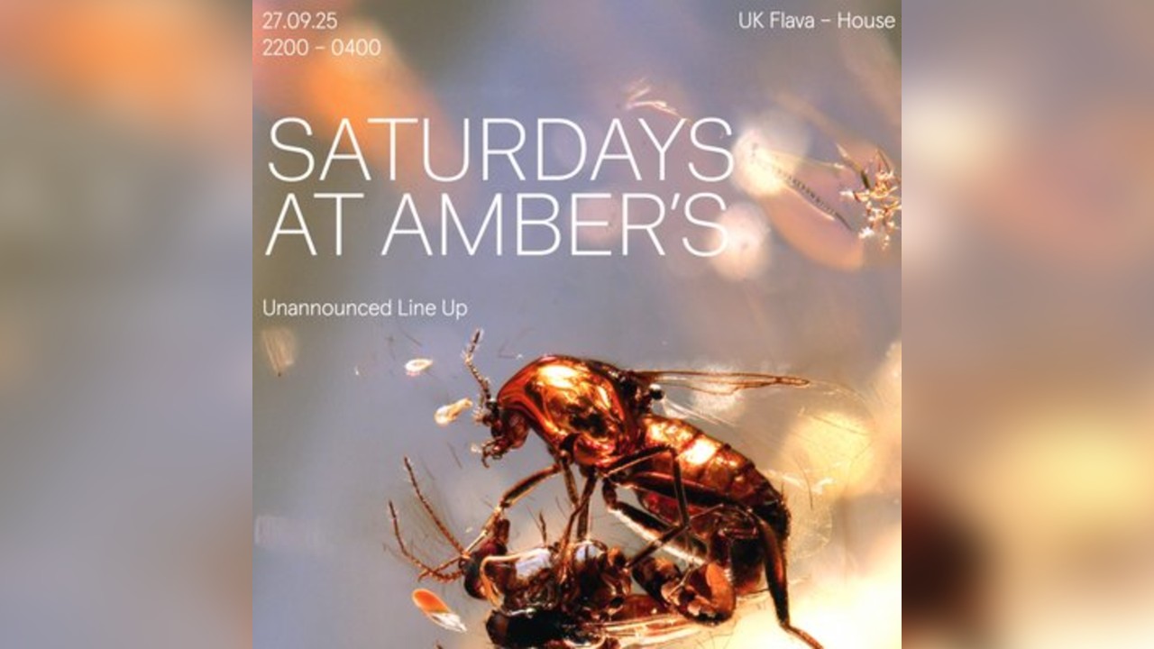 Saturdays at Amber's - UK Flava | House