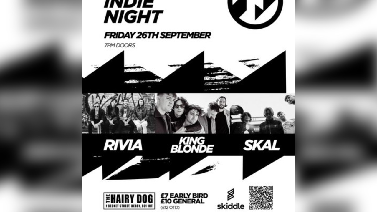 Rivia, King Blonde and Skal live at The Hairy Dog