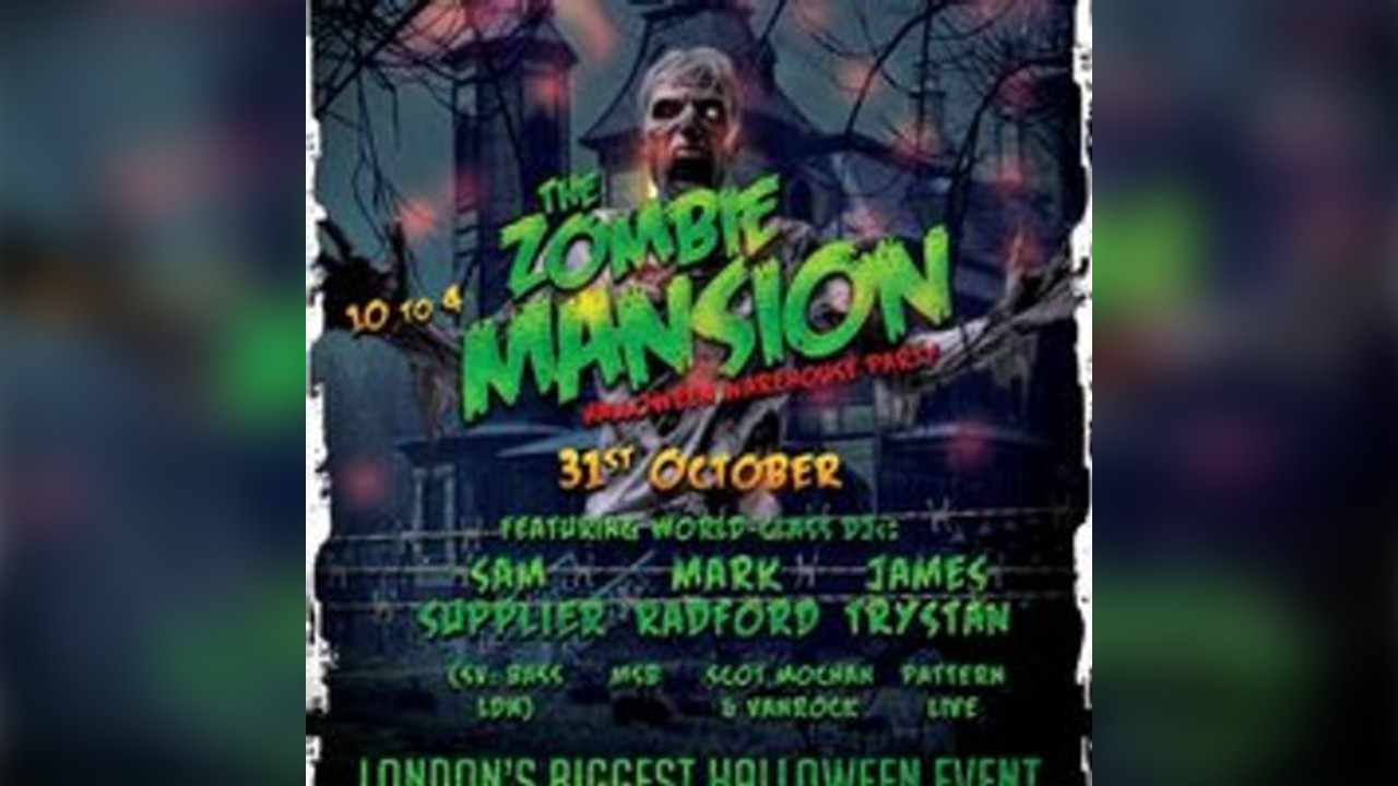 Zombie Mansion - Immersive Halloween party on the night itself