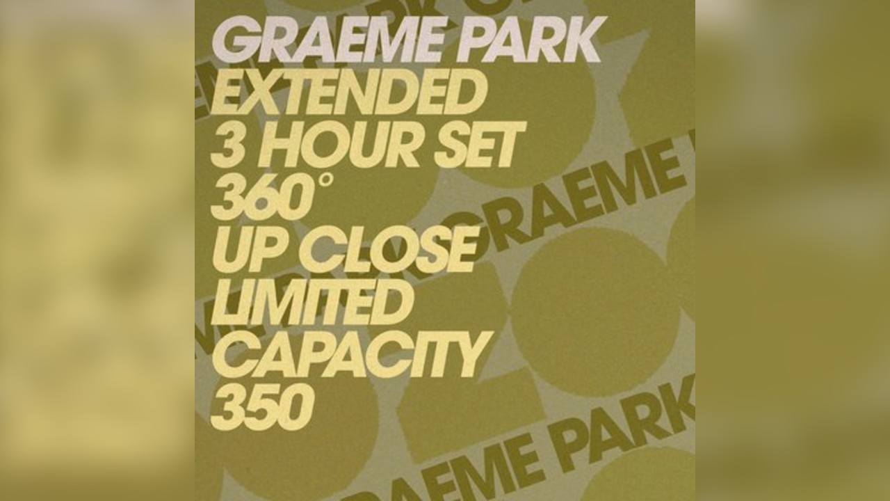 Graeme Park  -  ZOO Extended up close 350 cap venue