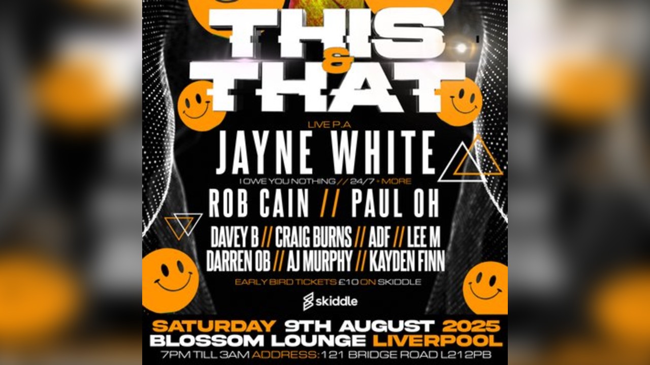This & that events at the blossom lounge