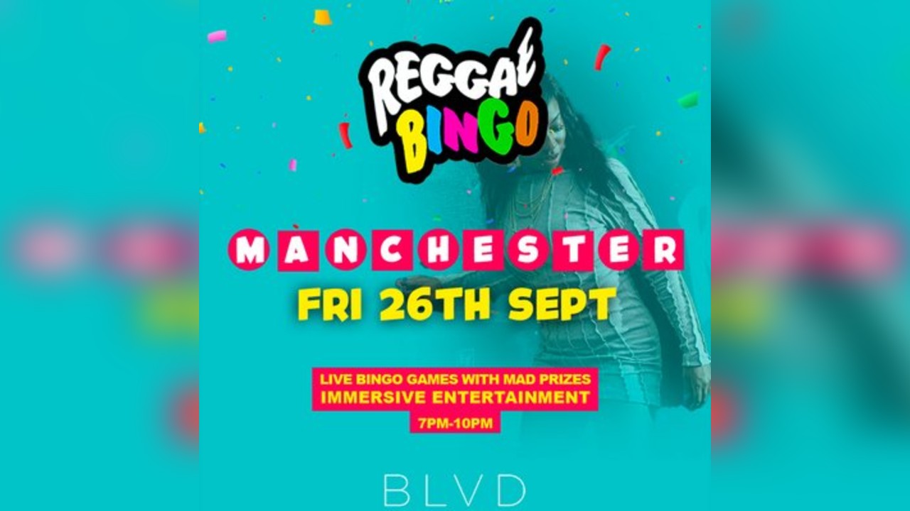 Reggae Bingo - Manchester - Fri 26th September