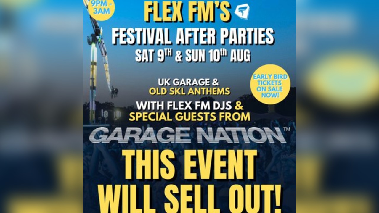 Flex FM Festival After Party - Sunday 10th August