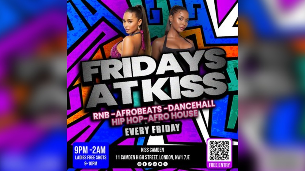 Fridays at KISS | RNB, Afrobeats and Hip Hop | Every Friday