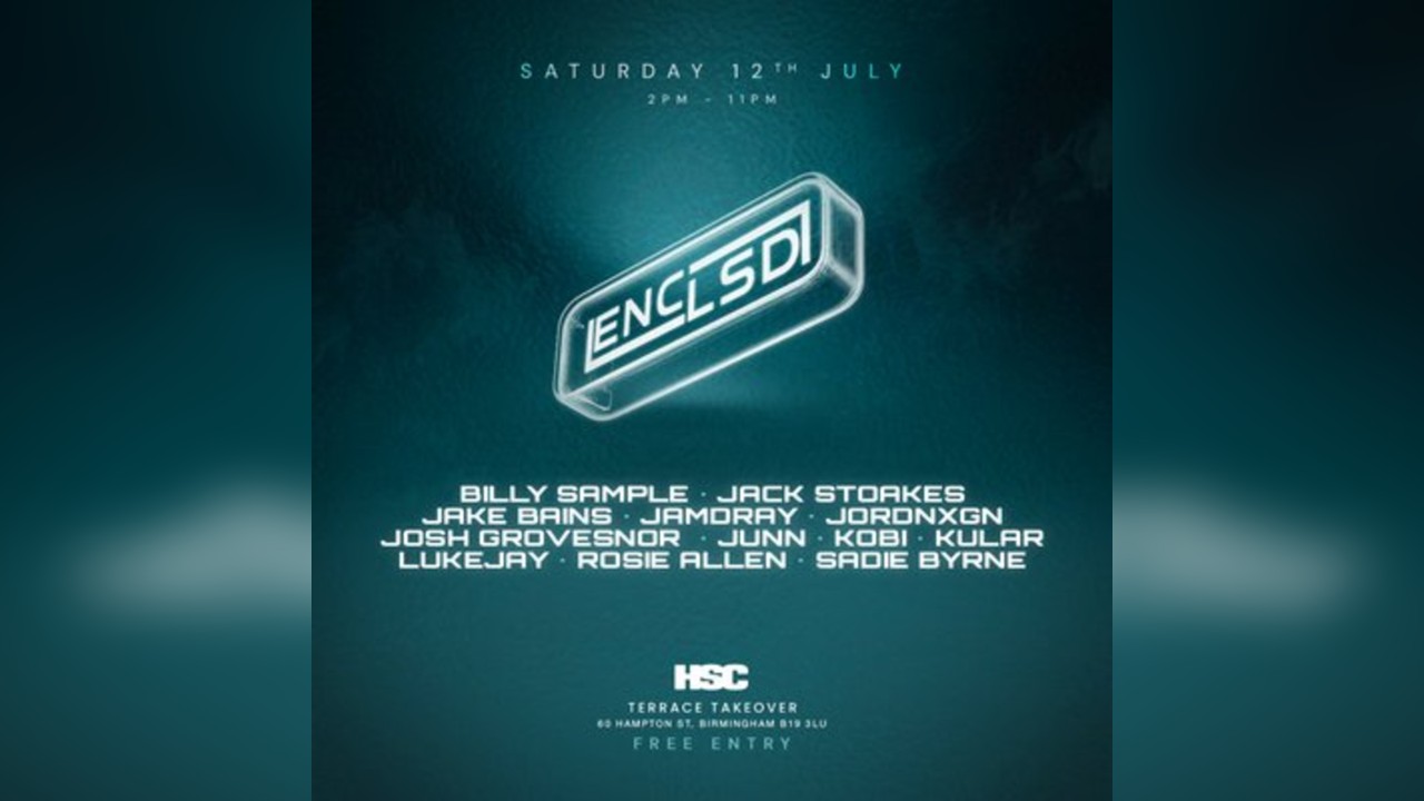 ENCLOSED: Free Rave - Day Edition - Saturday 12th July