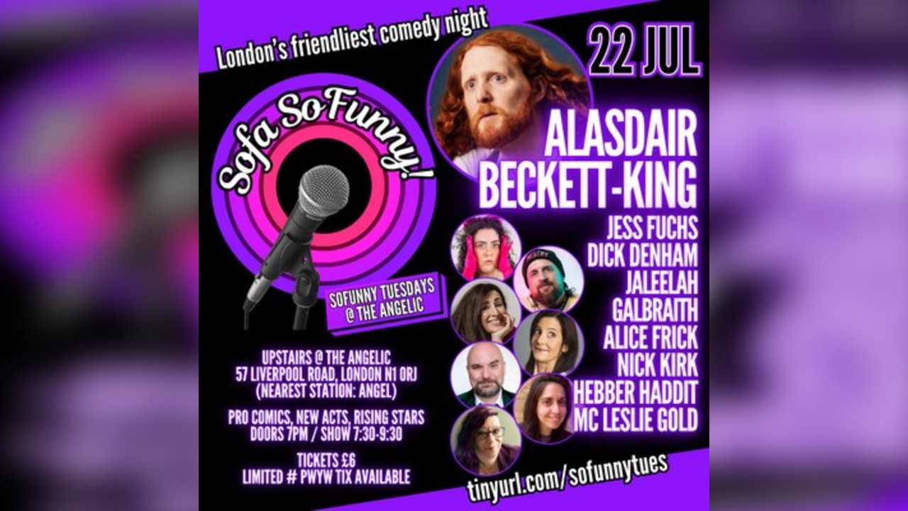 Sofa SoFunny featuring Alasdair Beckett-King & friends