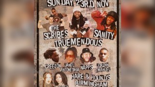 The Scribes + TrueMendous + Sanity