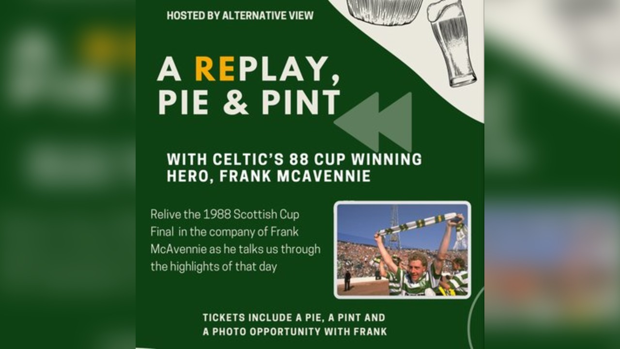 A Replay, Pie & A Pint with Frank McAvennie