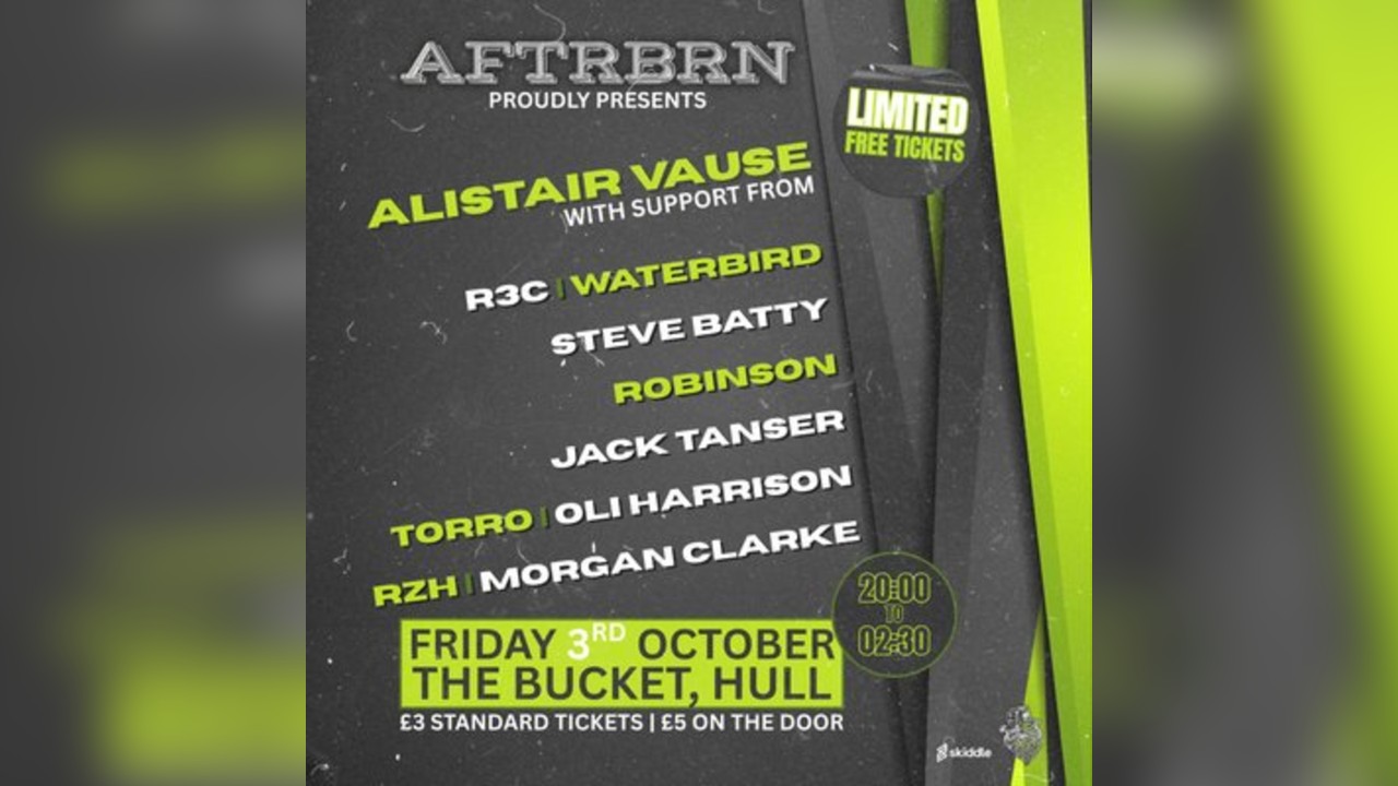 AFTRBRN Present. Alistair Vause