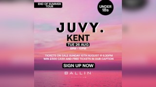 JUVY Under 18s - EndOfSummerTour - Tues 26 Aug - KENT