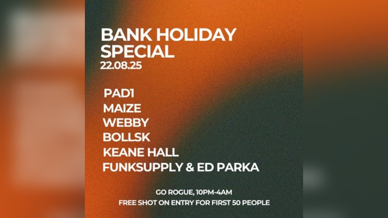 TEMPLE: Bank Holiday Special