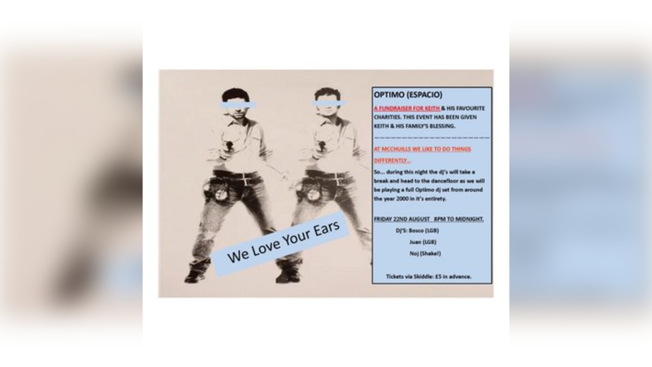 A Fundraiser for Keith (Optimo)