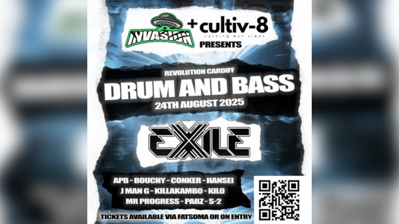 Invasion x Cultiv-8: Drum & Bass DnB Cardiff