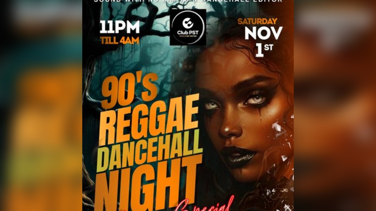 90S reggae dancehall night