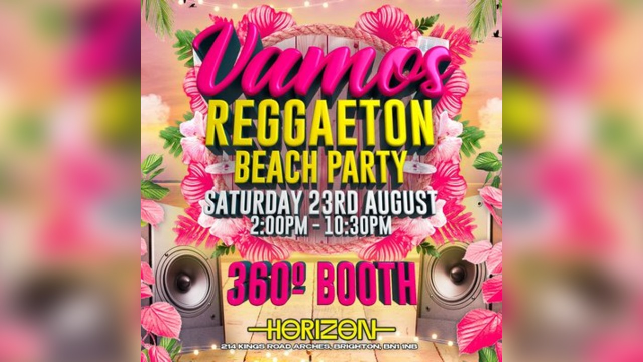 VAMOS Regaton Outdoor Beach Party | 360 Booth