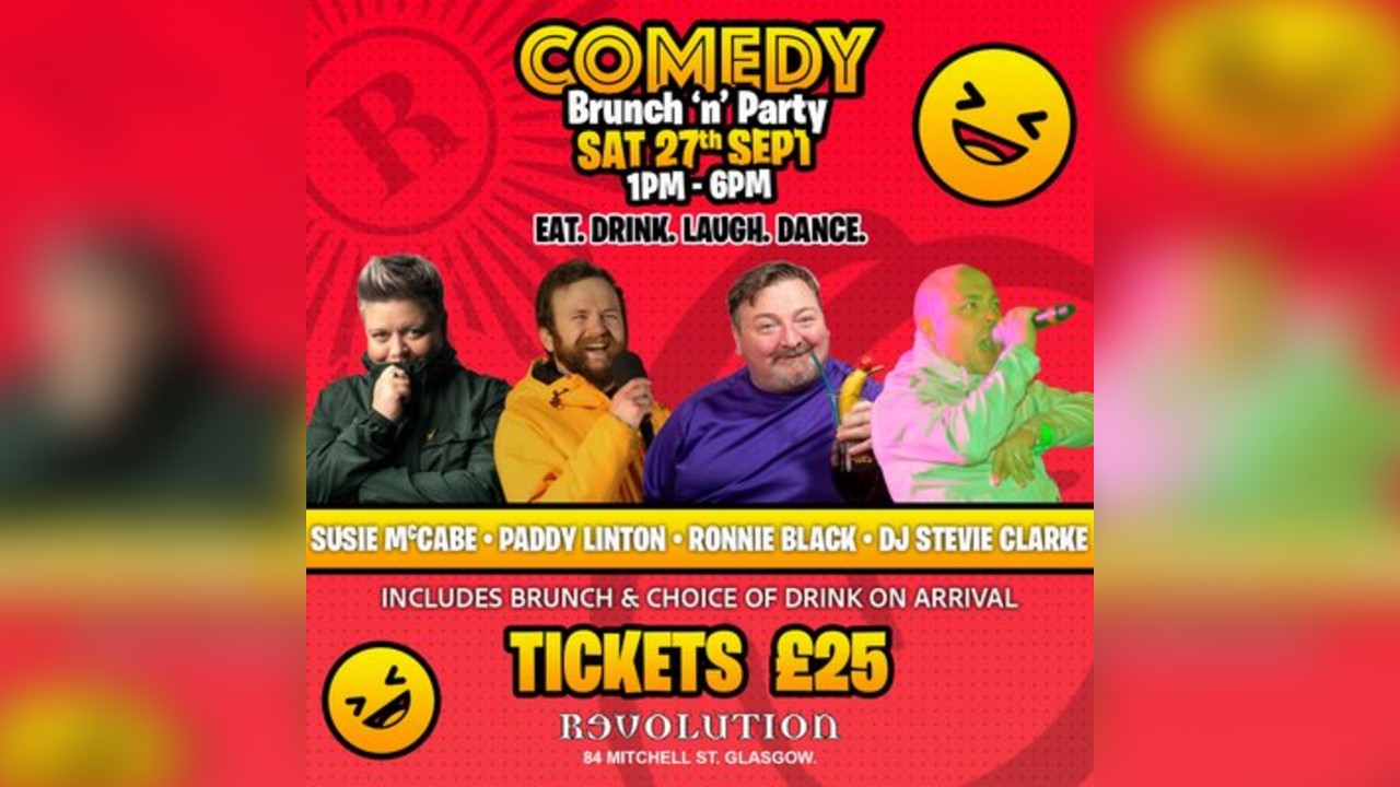 Comedy, Brunch & Party