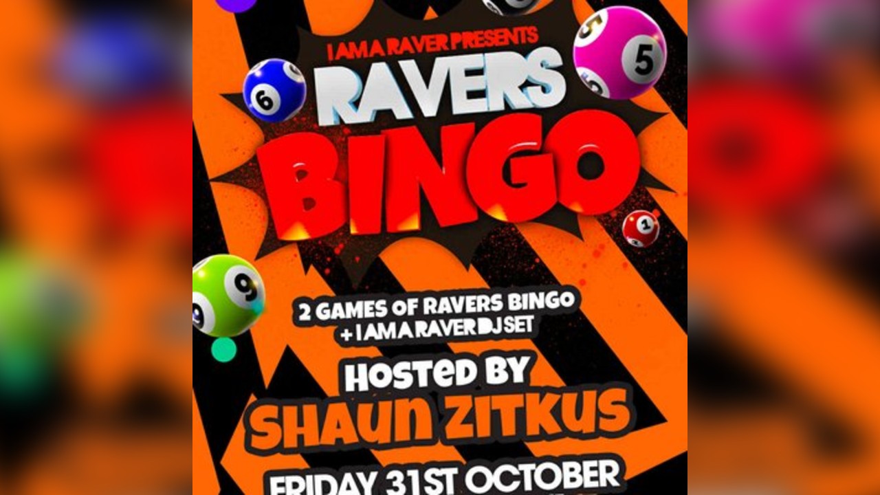 Ravers Halloween bingo