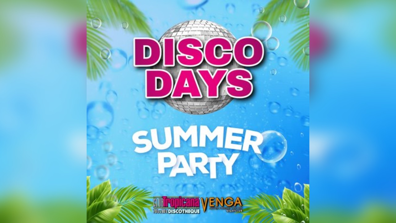 Disco Days Vs Dance Days Glasgow - Summer Party