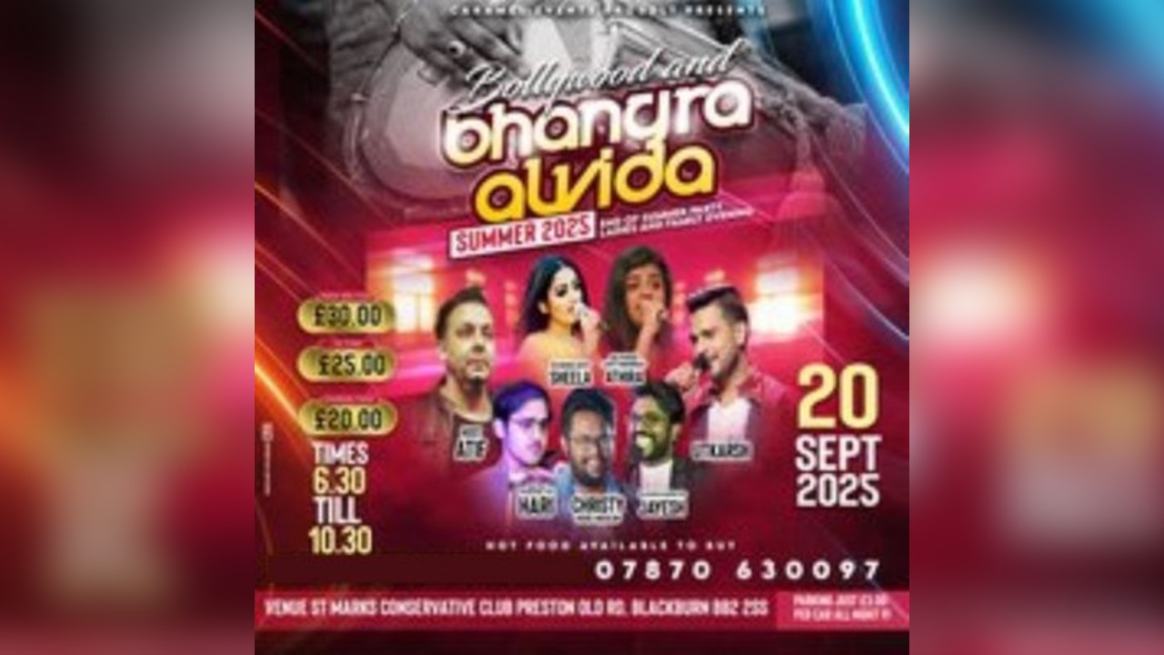 Bollywood and Bhangra Alvida End of Summer 2025 Party